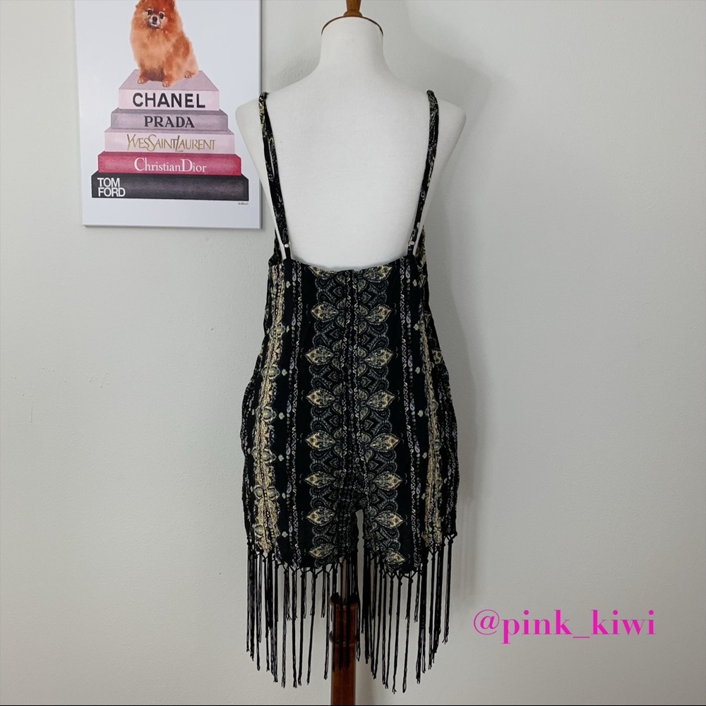 Cleobella Mia Printed Fringe Romper - Picture 8 of 12